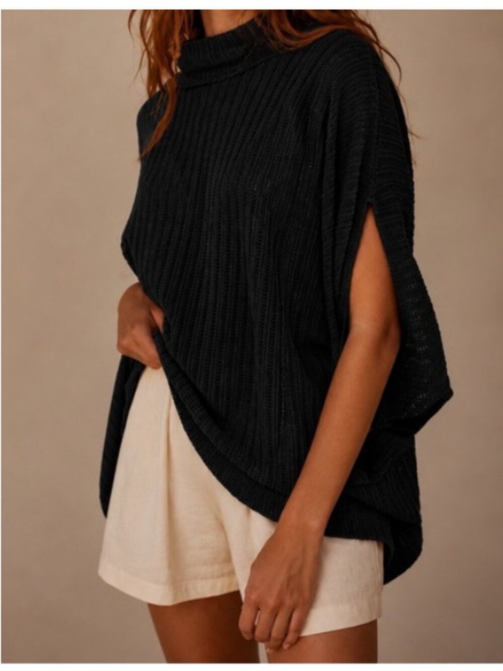 Free People Beach East End Tunic Black Medium